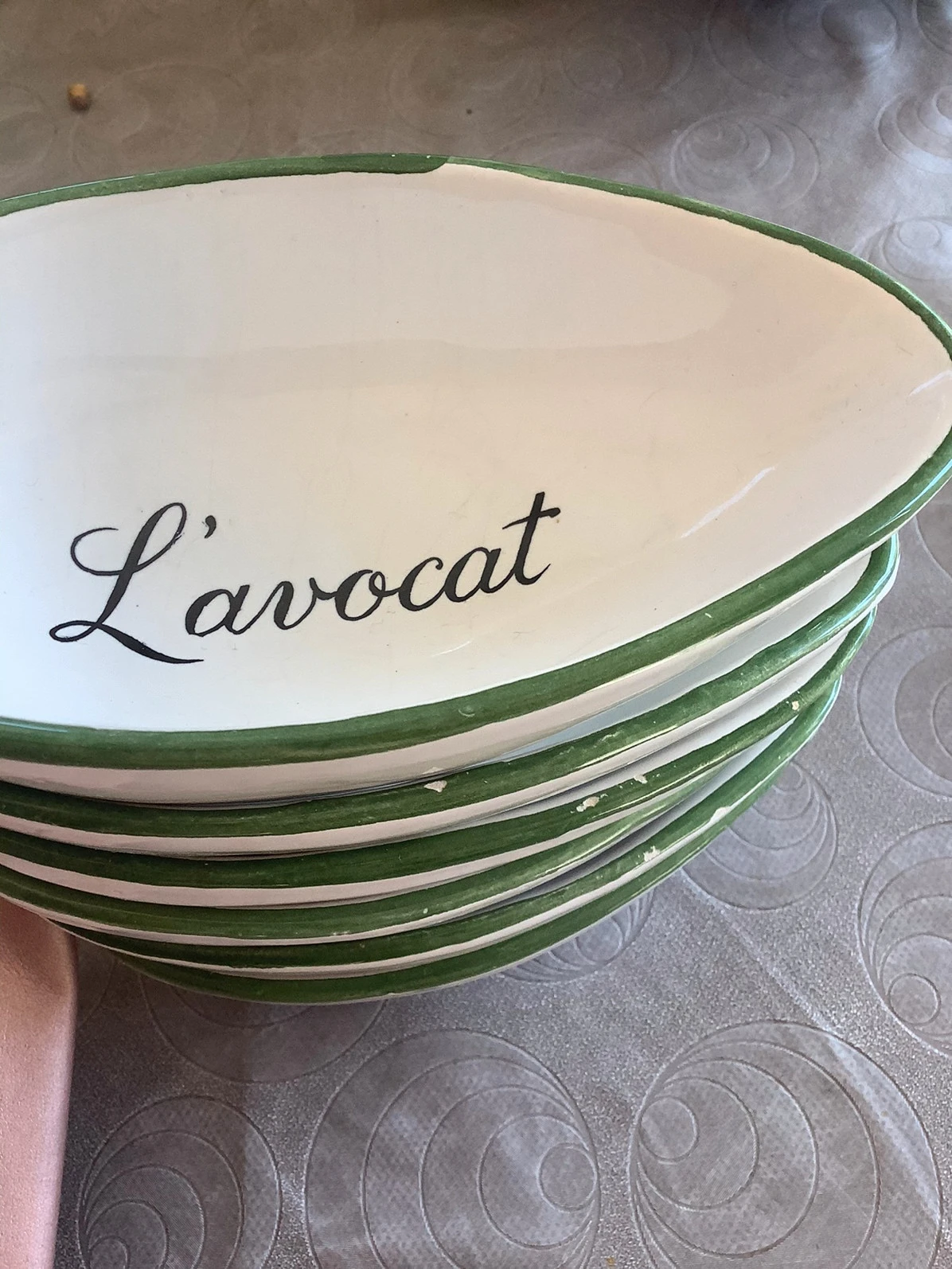 Lot de 6 bols à avocat
